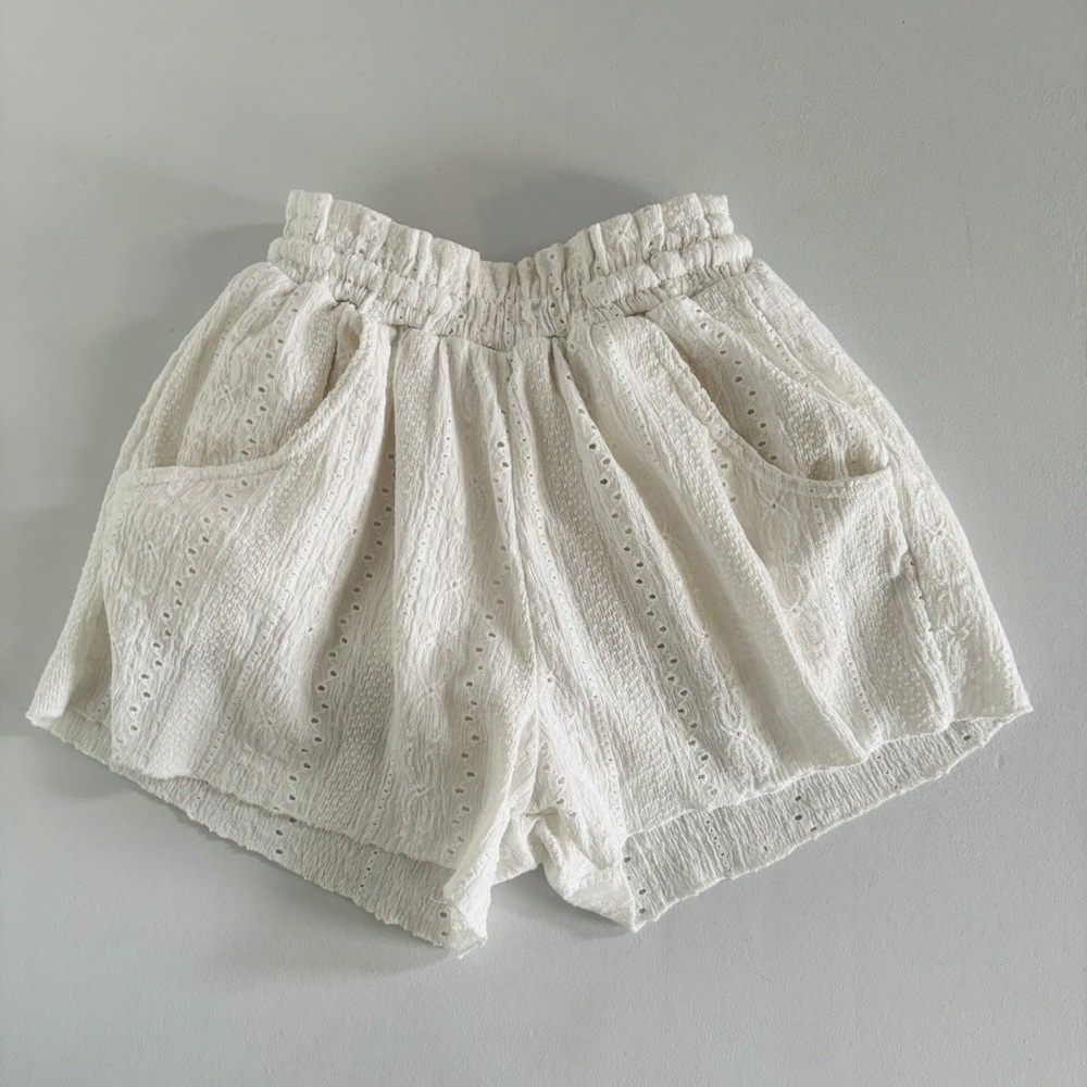 Zara Eyelet Shorts